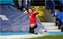 هدفا مانشستر يونايتد في إيفرتون