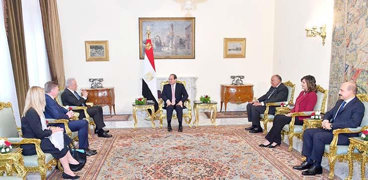 السيسي: الهجرة غير الشرعية معقدة وتتطلب تعزيز التعاون للتعامل معها السيسي: الهجرة غير الشرعية معقدة وتتطلب تعزيز التعاون للتعامل معها