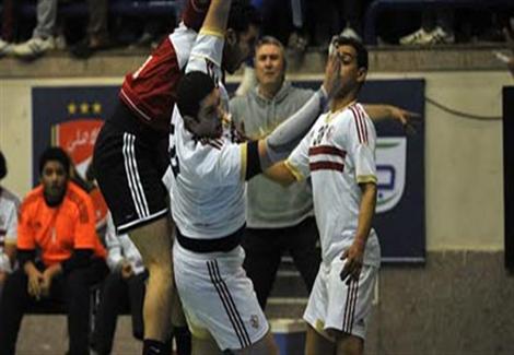 كرة يد.. الزمالك يحسم الدربي بالفوز على الأهلي في ختام المرحلة الأولى للمحترفين كرة يد.. الزمالك يحسم الدربي بالفوز على الأهلي في ختام المرحلة الأولى للمحترفين