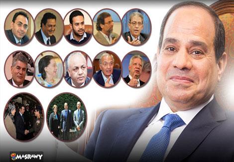شخصيات حول السيسي شخصيات حول السيسي
