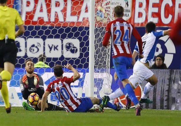 بالفيديو - أتليتكو مدريد يتعثر على أرضه أمام إسبانيول بالليجا بالفيديو - أتليتكو مدريد يتعثر على أرضه أمام إسبانيول بالليجا