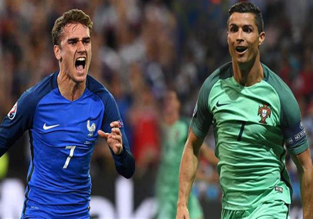 نهائي اليورو- بالأرقام تعرف على (رونالدو البرتغال × جريزمان فرنسا) بطلا مواجهة الليلة نهائي اليورو- بالأرقام تعرف على (رونالدو البرتغال × جريزمان فرنسا) بطلا مواجهة الليلة