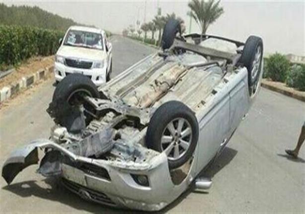 إصابة 3 في انقلاب سيارة بالطريق الزراعي بالبحيرة إصابة 3 في انقلاب سيارة بالطريق الزراعي بالبحيرة