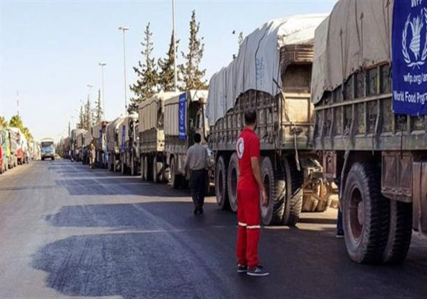 الحرب في سوريا: "ضربات جوية" تستهدف شاحنات إغاثة قرب حلب الحرب في سوريا: "ضربات جوية" تستهدف شاحنات إغاثة قرب حلب