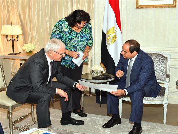 السيسي يستقبل رئيس شركة كهرباء فرنسا السيسي يستقبل رئيس شركة كهرباء فرنسا