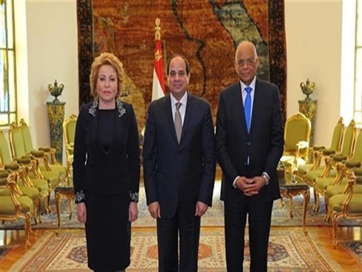 رئيسة "الفيدرالية الروسي": السيسي شخصية مرموقة يتفانى في خدمة بلاده رئيسة "الفيدرالية الروسي": السيسي شخصية مرموقة يتفانى في خدمة بلاده