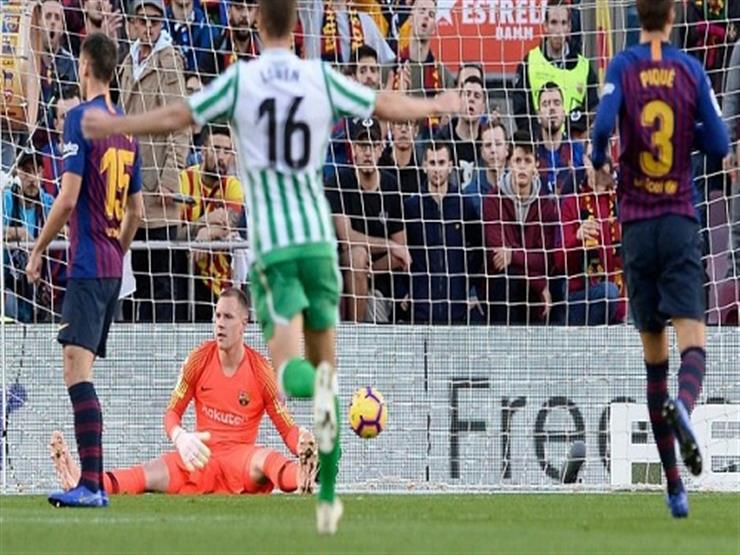 بالفيديو.. برشلونة يسقط أمام بيتيس برباعية مع عودة ميسي بالفيديو.. برشلونة يسقط أمام بيتيس برباعية مع عودة ميسي