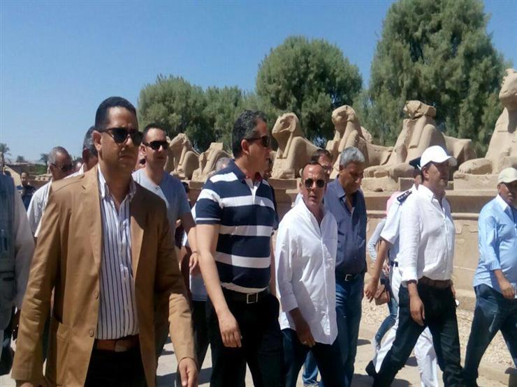 جولات تفقدية وصور تذكارية.. ملخص اليوم الأول لزيارة وزير الآثار للأقصر جولات تفقدية وصور تذكارية.. ملخص اليوم الأول لزيارة وزير الآثار للأقصر