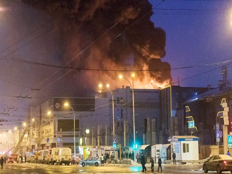 نتيجة بحث الصور عن حريق مركز تجاري روسي