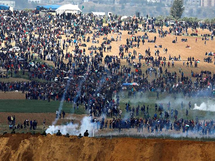 إصابة 58 فلسطينيًا برصاص الاحتلال الإسرائيلي خلال مسيرة العودة 74 إصابة 58 فلسطينيًا برصاص الاحتلال الإسرائيلي خلال مسيرة العودة 74