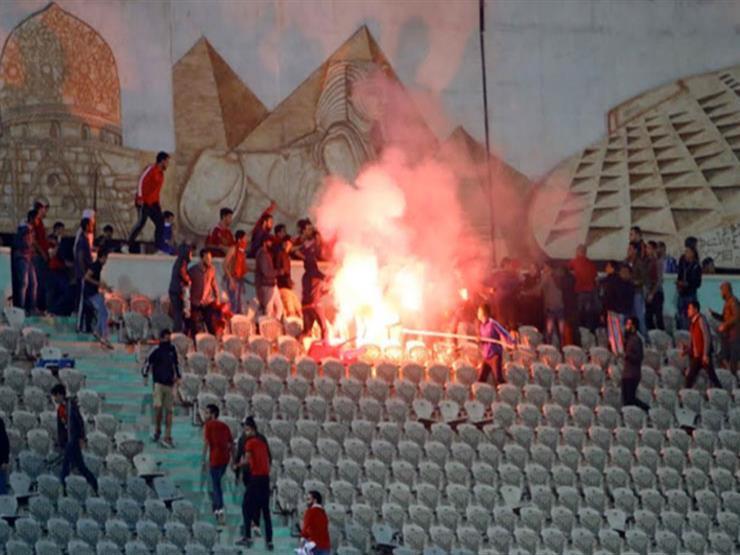 إخلاء سبيل 3 متهمين من أولتراس أهلاوي في أحداث شغب "الأهلي ومونانا" إخلاء سبيل 3 متهمين من أولتراس أهلاوي في أحداث شغب "الأهلي ومونانا"