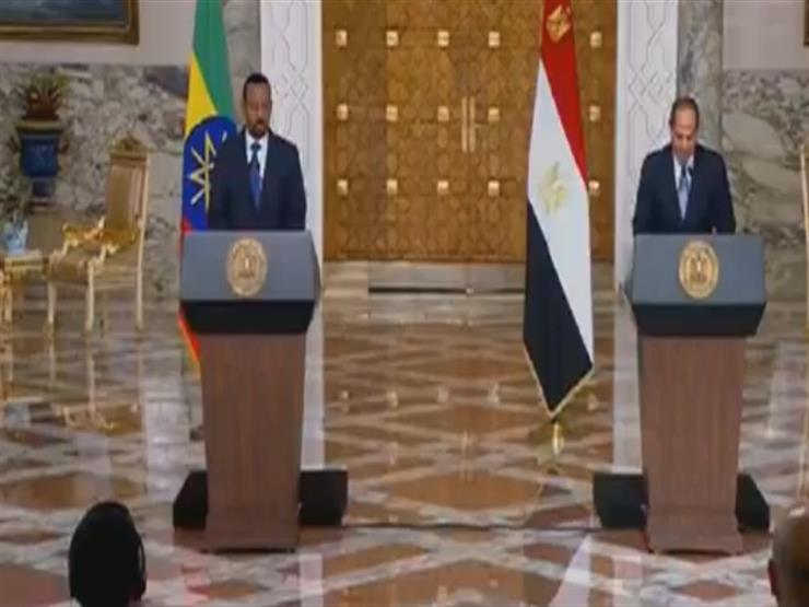 السيسي لرئيس الوزراء الإثيوبي: قول والله لن نقوم بأي ضرر للمياه في مصر السيسي لرئيس الوزراء الإثيوبي: قول والله لن نقوم بأي ضرر للمياه في مصر