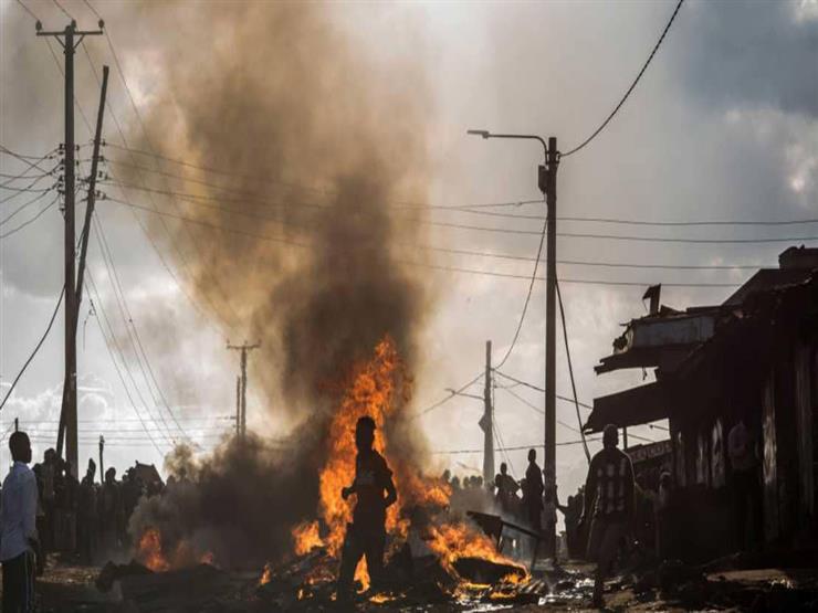 مقتل 15 شخصا في حريق بسوق في نيروبي مقتل 15 شخصا في حريق بسوق في نيروبي