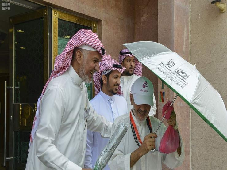 ضمن برنامج "خدمة الحاج فخر لنا".. "مظلة سعودية" لكل حاج ضمن برنامج "خدمة الحاج فخر لنا".. "مظلة سعودية" لكل حاج
