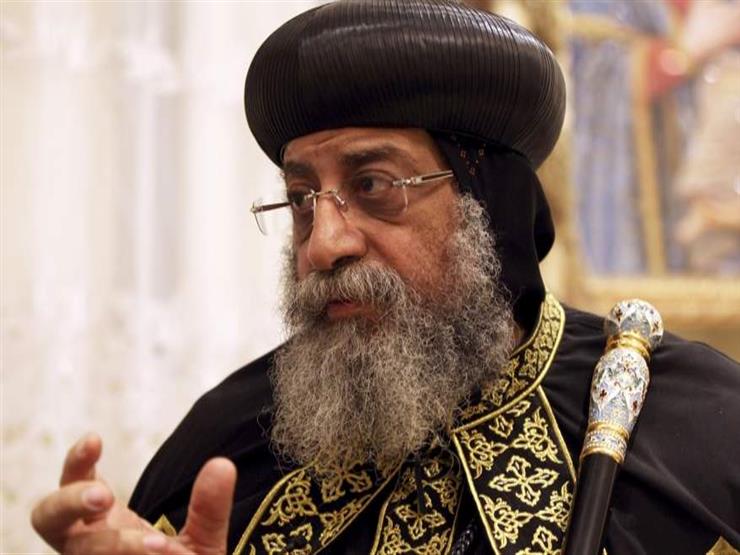 البابا تواضروس للحضور بالمقر البابوي بأمريكا: "مصر بتسلم عليكم" البابا تواضروس للحضور بالمقر البابوي بأمريكا: "مصر بتسلم عليكم"