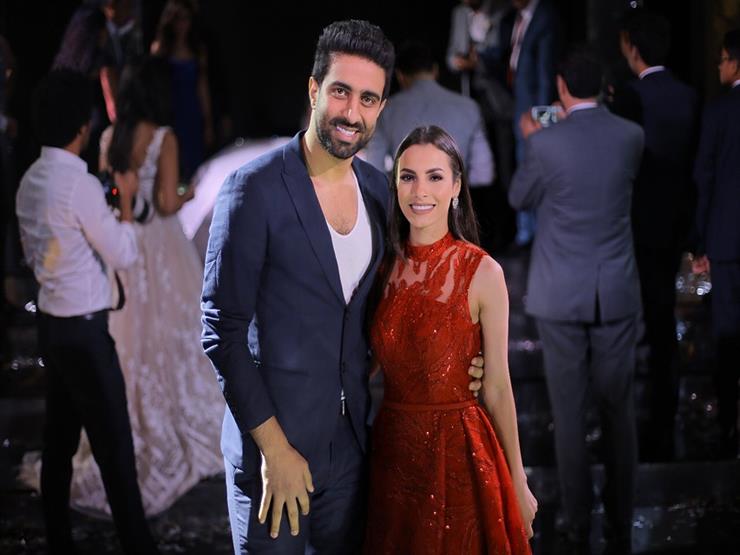 كارمن سليمان تنشر صور ا جديدة من حفل زفاف مينا عطا مصراوى