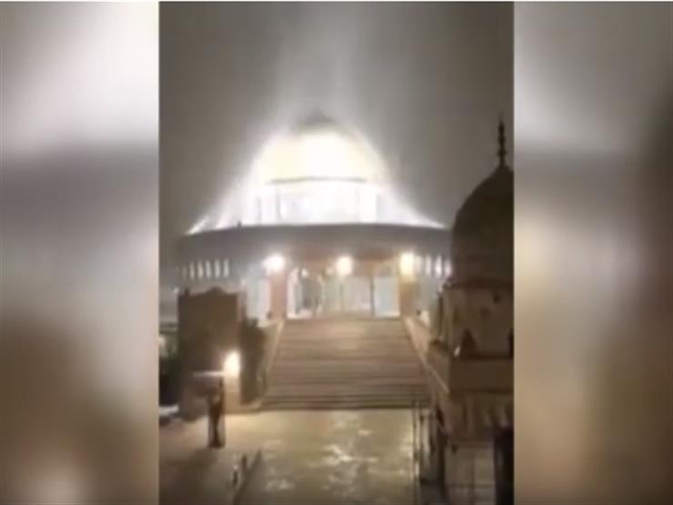 بالفيديو: المسجد "الأقصى" وقبة الصخرة تُغسل بالماء والثلج وا | مصراوى
