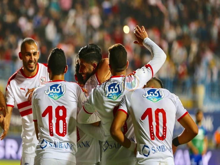 الزمالك بزيه التقليدي أمام نصر حسين داي الجزائري الزمالك بزيه التقليدي أمام نصر حسين داي الجزائري