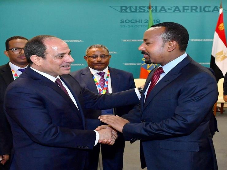 آبي أحمد يوضح للسيسي تصريحاته أمام البرلمان الإثيوبي بشأن سد النهضة آبي أحمد يوضح للسيسي تصريحاته أمام البرلمان الإثيوبي بشأن سد النهضة