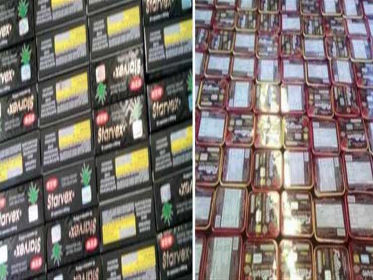 ضبط أدوية تخسيس ومستلزمات شيش بـ 33 مليون جنيه بميناء الإسكندرية ضبط أدوية تخسيس ومستلزمات شيش بـ 33 مليون جنيه بميناء الإسكندرية
