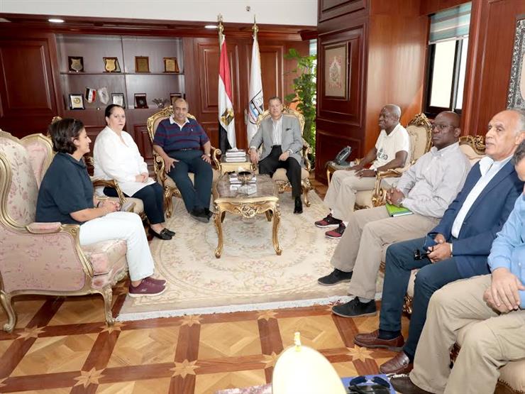 محافظ بني سويف يستقبل وزير الزراعة ووفد الصندوق الدولي للتنمية محافظ بني سويف يستقبل وزير الزراعة ووفد الصندوق الدولي للتنمية