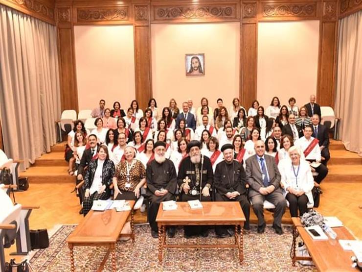 البابا تواضروس يشهد حفل تخرج الدفعة 14 من معهد المشورة بأرض الجولف البابا تواضروس يشهد حفل تخرج الدفعة 14 من معهد المشورة بأرض الجولف