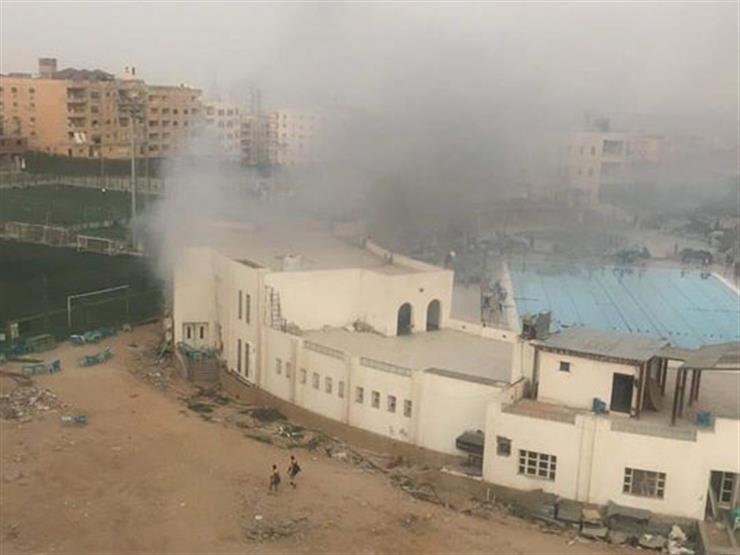 حريق محدود في نادي حدائق الأهرام دون إصابات حريق محدود في نادي حدائق الأهرام دون إصابات