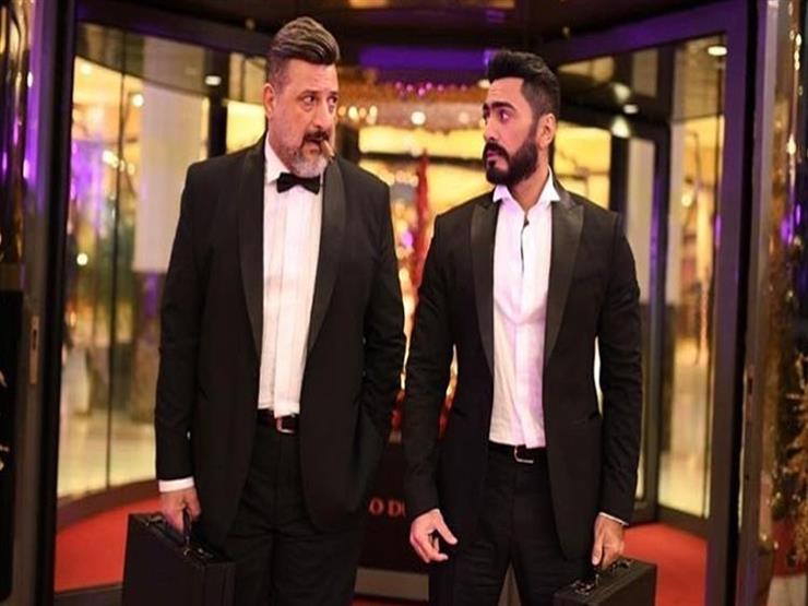 بعد أحمد عز.. تعليق ساخر من خالد الصاوي على صورة تامر حسني بعد أحمد عز.. تعليق ساخر من خالد الصاوي على صورة تامر حسني