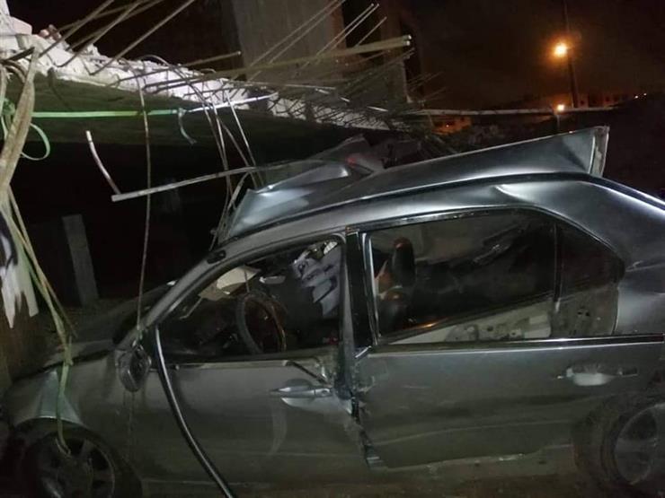 20 مصابا في تصادم سيارتين بطريق الدبابة 20 مصابا في تصادم سيارتين بطريق الدبابة