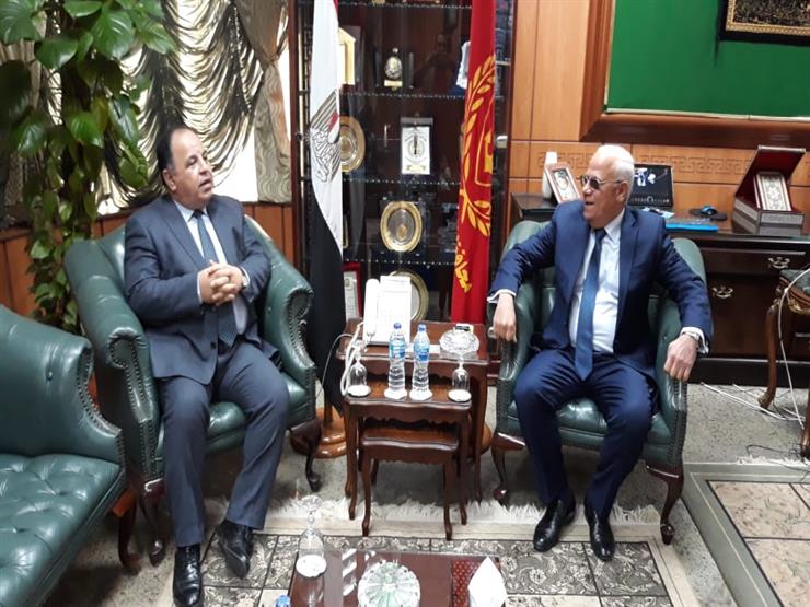 وزير المالية يناقش منظومة التأمين مع محافظ بورسعيد وزير المالية يناقش منظومة التأمين مع محافظ بورسعيد