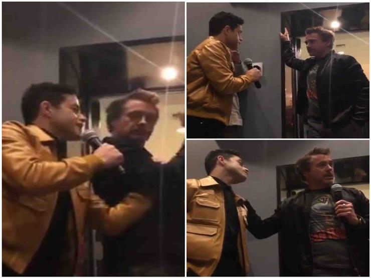 فيديو| روبرت داوني جونير مشيدًا برامي مالك: "من أهم الممثلين في جيله" فيديو| روبرت داوني جونير مشيدًا برامي مالك: "من أهم الممثلين في جيله"