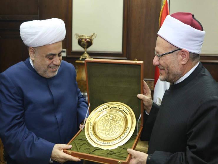 المفتي يبحث تعزيز التعاون الديني مع شيخ الإسلام لمنطقة القوقاز المفتي يبحث تعزيز التعاون الديني مع شيخ الإسلام لمنطقة القوقاز