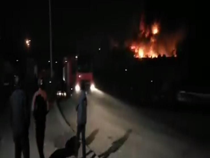 اللقطات الأولى لحريق الـ 3 ساعات في أكتوبر اللقطات الأولى لحريق الـ 3 ساعات في أكتوبر