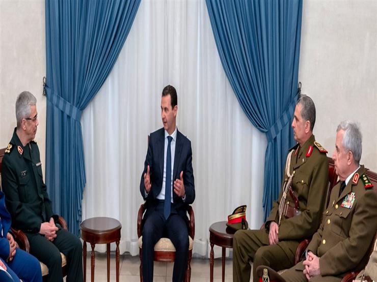 الأسد يستقبل عسكريين من العراق وإيران: دماء امتزجت في مواجهة الإرهاب الأسد يستقبل عسكريين من العراق وإيران: دماء امتزجت في مواجهة الإرهاب