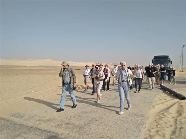 3 وفود سياحية تزور المناطق الأثرية في المنيا 3 وفود سياحية تزور المناطق الأثرية في المنيا