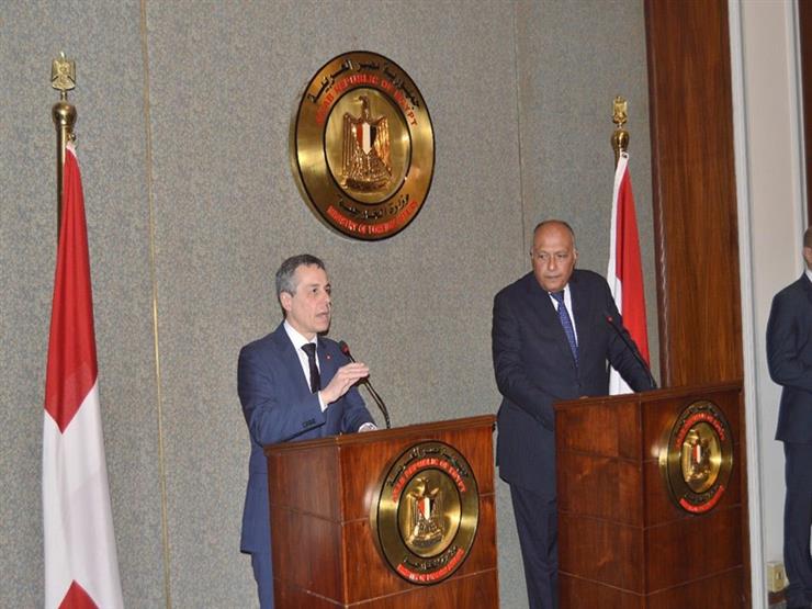 مباحثات بين شكري ونظيره السويسري حول مكافحة الإرهاب والتعاون الاقتصادي مباحثات بين شكري ونظيره السويسري حول مكافحة الإرهاب والتعاون الاقتصادي