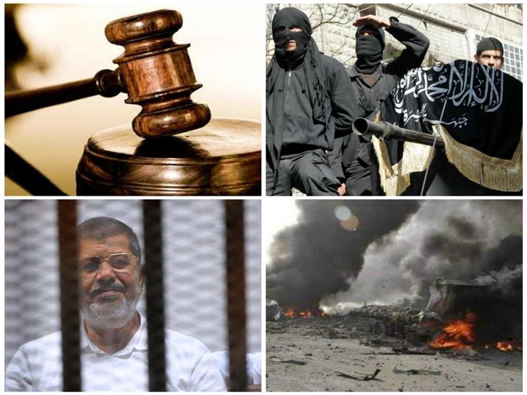 "استشهاد 7 بينهم ضابطا شرطة بالشيخ زويد ومحاكمة مرسي".. نشرة الحوادث "استشهاد 7 بينهم ضابطا شرطة بالشيخ زويد ومحاكمة مرسي".. نشرة الحوادث