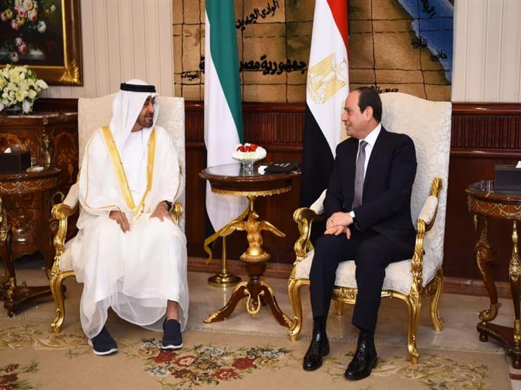 السيسي وبن زايد يبحثان أزمة استهداف السفن: السيسي وبن زايد يبحثان أزمة استهداف السفن: