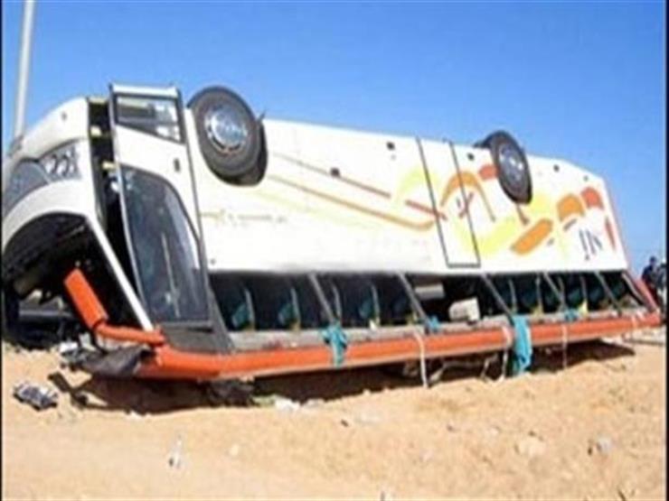 اصابة 15 في انقلاب أتوبيس بالوادي الجديد اصابة 15 في انقلاب أتوبيس بالوادي الجديد