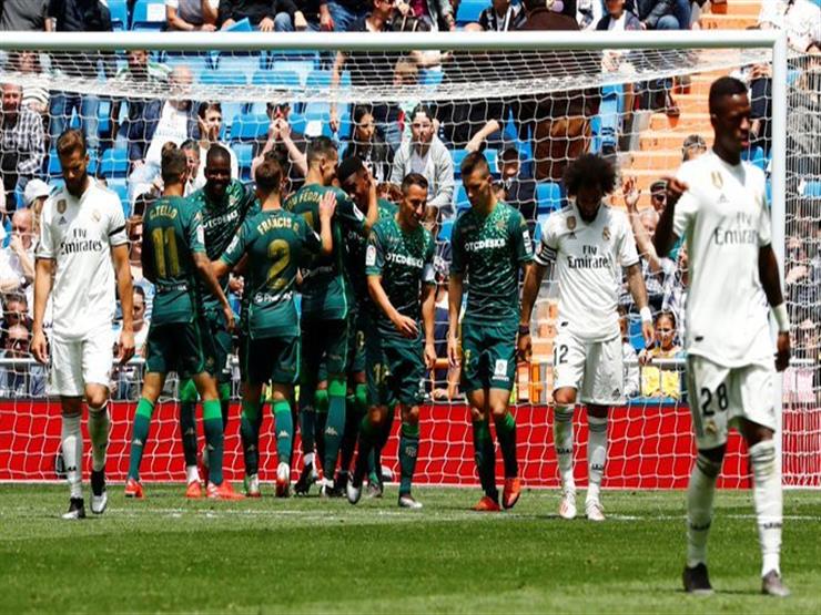 ريال مدريد يختتم مشواره في الليجا بالخسارة من بيتيس ريال مدريد يختتم مشواره في الليجا بالخسارة من بيتيس