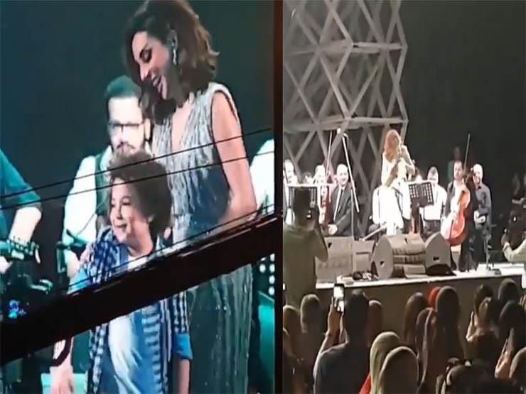 بالفيديو| أنغام مع ابن شقيقتها الراحلة على المسرح: "الحتة اللي كملت حياتي" بالفيديو| أنغام مع ابن شقيقتها الراحلة على المسرح: "الحتة اللي كملت حياتي"