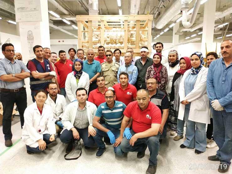 المتحف الكبير يستقبل 155 قطعة أثرية أبرزها مظلة "توت عنخ آمون" المتحف الكبير يستقبل 155 قطعة أثرية أبرزها مظلة "توت عنخ آمون"