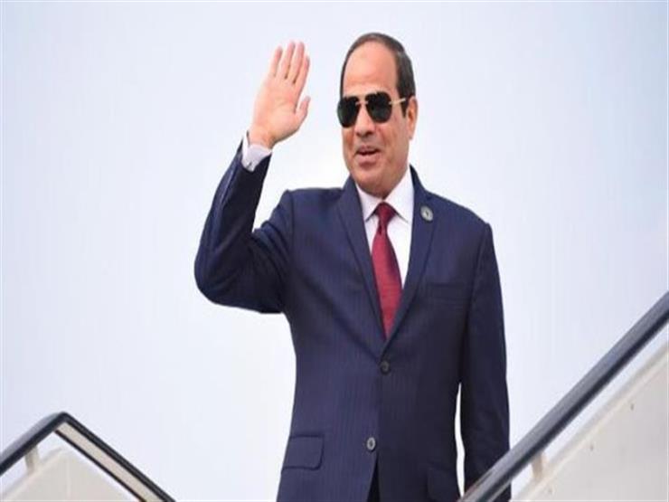 السيسي يغادر التل الكبير بعد انتهاء حفل تخريج دفعة معهد ضباط الصف السيسي يغادر التل الكبير بعد انتهاء حفل تخريج دفعة معهد ضباط الصف
