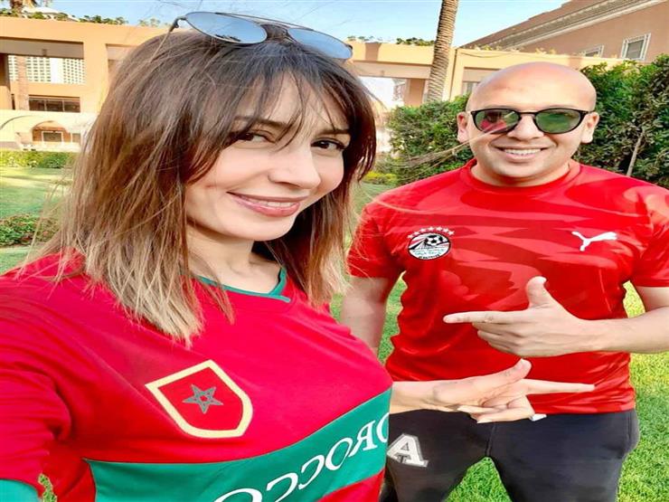 صورة| جنات تهنئ المنتخبين المغربي والمصري صورة| جنات تهنئ المنتخبين المغربي والمصري