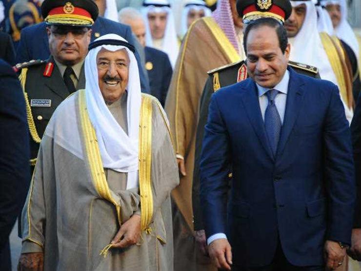 السيسي وأمير الكويت يؤكدان أهمية تضافر الجهود في مواجهة التحديات السيسي وأمير الكويت يؤكدان أهمية تضافر الجهود في مواجهة التحديات