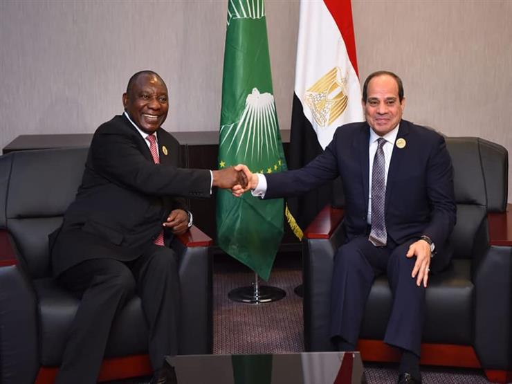 السيسي يبحث مع نظيره الجنوب أفريقي سبل دفع مشروع ممر "القاهرة- كيب تاون" السيسي يبحث مع نظيره الجنوب أفريقي سبل دفع مشروع ممر "القاهرة- كيب تاون"