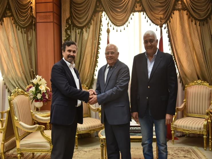 محافظ بورسعيد يستقبل المدير التنفيذي لشركة "إيني الايطالية" محافظ بورسعيد يستقبل المدير التنفيذي لشركة "إيني الايطالية"
