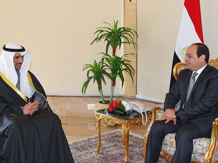 السيسي يستقبل رئيس مجلس الأمة الكويتي السيسي يستقبل رئيس مجلس الأمة الكويتي