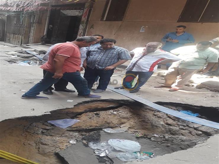 هبوط أرضي في منطقتين تابعتين لحي المنتزه بالإسكندرية هبوط أرضي في منطقتين تابعتين لحي المنتزه بالإسكندرية