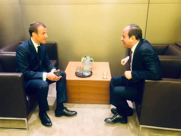 السيسي وماكرون يؤكدان اتساق المصالح المشتركة بين البلدين في شرق المتوسط السيسي وماكرون يؤكدان اتساق المصالح المشتركة بين البلدين في شرق المتوسط